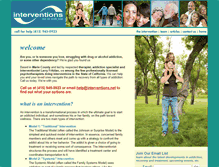 Tablet Screenshot of interventions.net